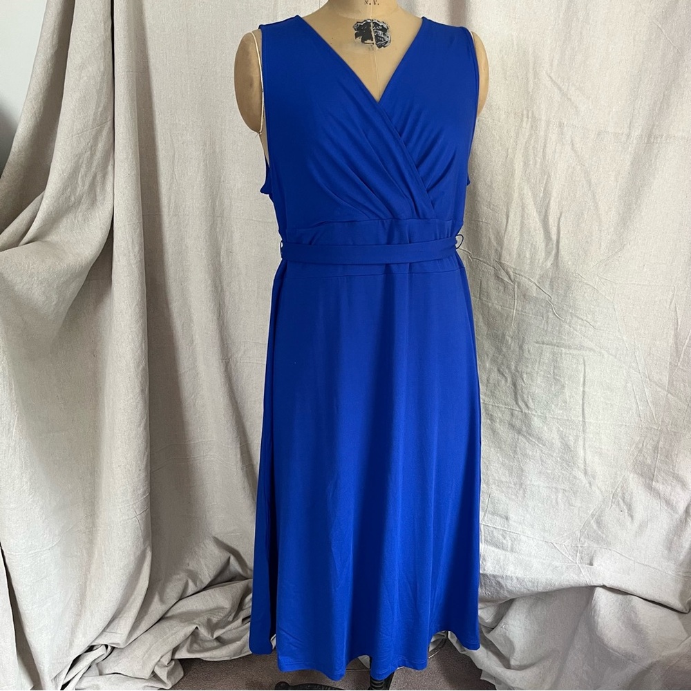 NWT Talbots Women’s Sleeveless Midi Dress Size XL